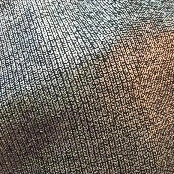 Chico's Crew Neck Blue & Silver Knit Sweater Size 2 - Picture 8 of 8